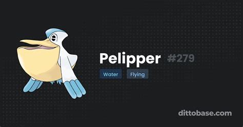 pelipper typing.